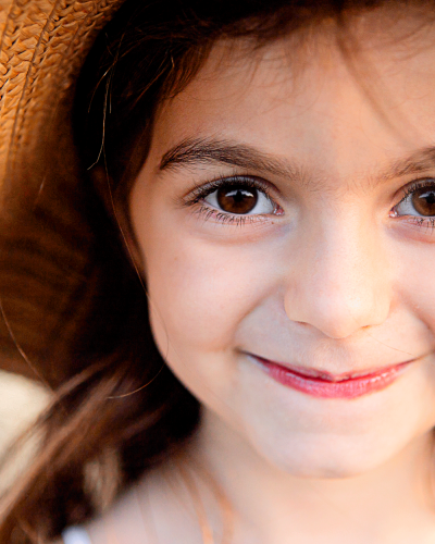 Pure joy caught in the moment—nature is the best playground for little ones.
